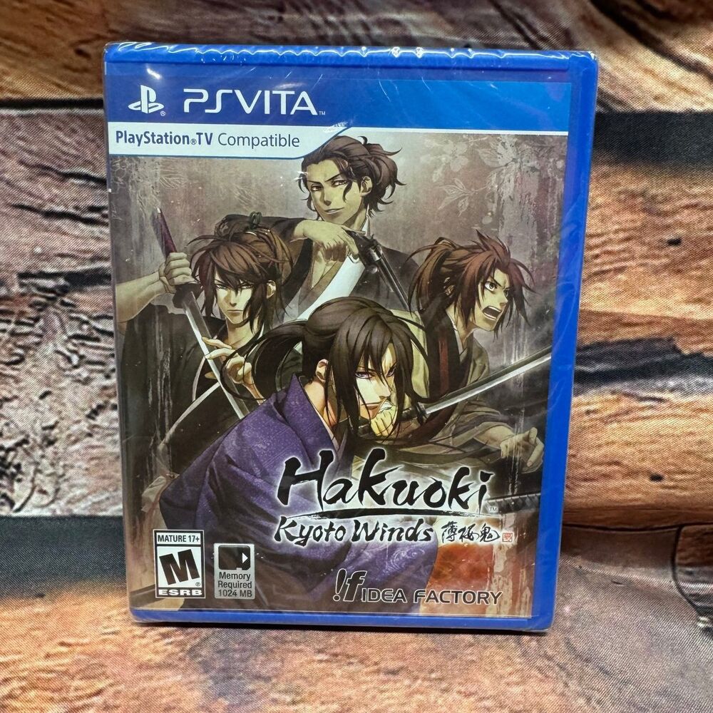 Hakuoki Kyoto Winds PS Vita Sony PlayStation Vita Brand New Factory Sealed Game
